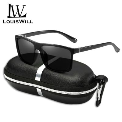 ~ Louiswill แว่นตากันแดด Polarized Uv400 กันลื่นสําหรับผู้ชายเล่นกีฬาแข่งรถตกปลา