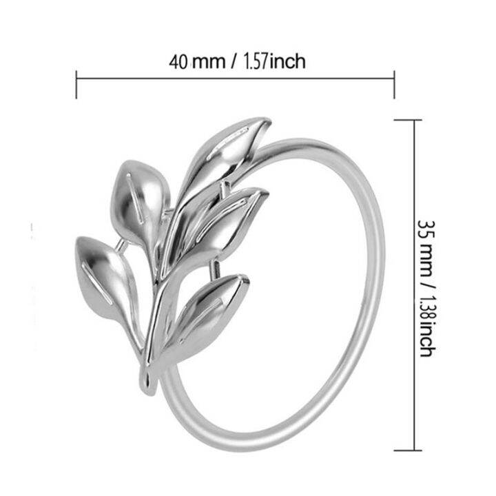 24pcs-leaf-napkin-rings-metal-silver-napkin-holder-table-napkin-rings-for-dinning-table-parties-everyday