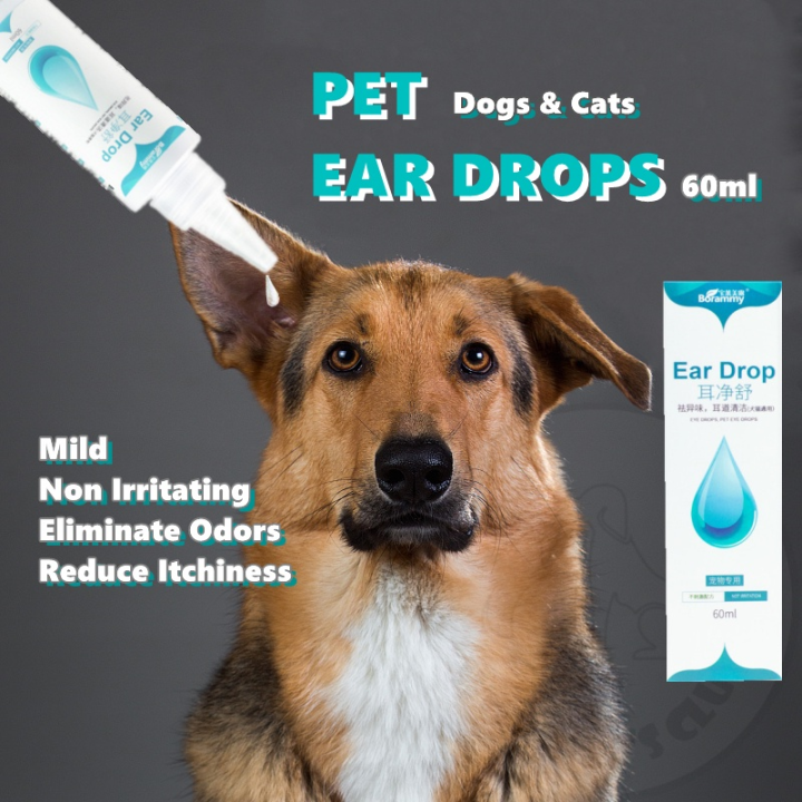 Cat Dog Mites Odor Removal Ear Drops/Ear Wet Wipe Infection Solution