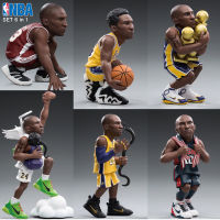 Figure ฟิกเกอร์ Motion Mode NBA จาก Basketball Players นักบาส บาสเก็ตบอล The Journey of Kobe Bryant การเดินทางของ โคบี ไบรอันต์ Q SET 6 in 1 Black Mamba Ver Anime Hobby โมเดล ตุ๊กตา อนิเมะ การ์ตูน มังงะ ของขวัญ Doll manga Model New Collection Gift