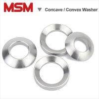 5PCS Stainless Steel Concave Washer With Cone Face Convex Washers With Ball Face Spherical Gaskets Harden M6 M8 M10 M12 M16 M20