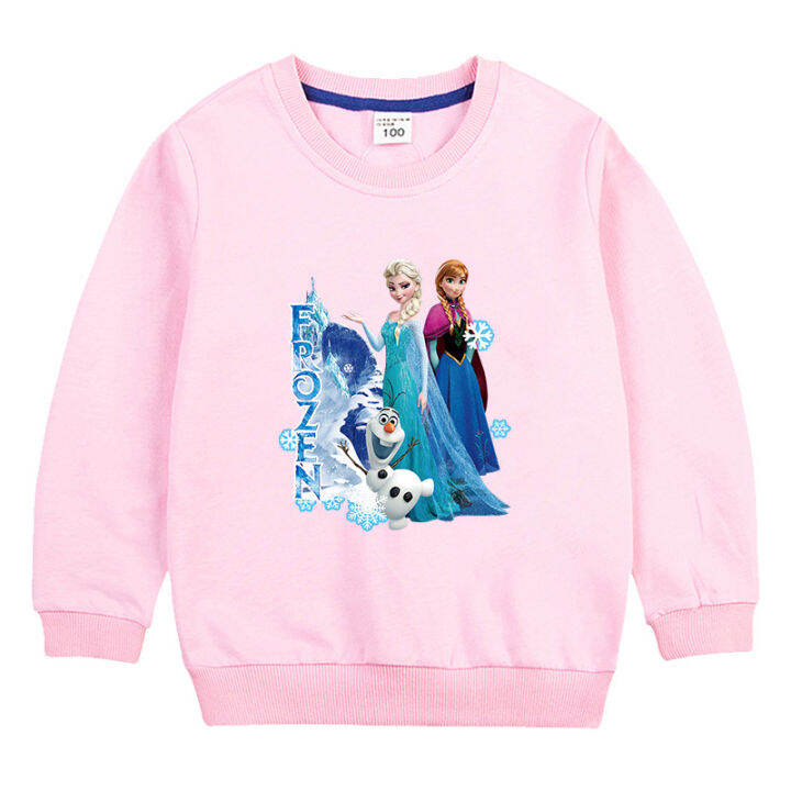 frozens-annas-elsas-เสื้อสเวตเตอร์เด็กเสื้อแขนยาวคอกลม-baju-anak-น่ารักแขนยาวเสื้อคอตตอน13สี-1-10ปีเสื้อสเวตเตอร์สำหรับเด็กหญิงเด็กชายลายการ์ตูนฤดูใบไม้ผลิ0000ฤดูใบไม้ร่วง