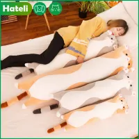 【HATELI】Pet Doll Striped Cat Plush Toys Dolls Dolls Cute Plush Toys Sleeping Pillows Bed Big Dolls Cat Accessories Dog Accessories