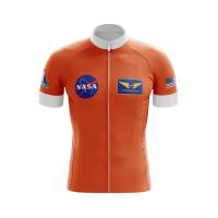 INT 21SS NASA 4สีแขนสั้นขี่จักรยานเสื้อ MTB แห้งเร็วจักรยานถนนจักรยานเสือภูเขาด้านบน