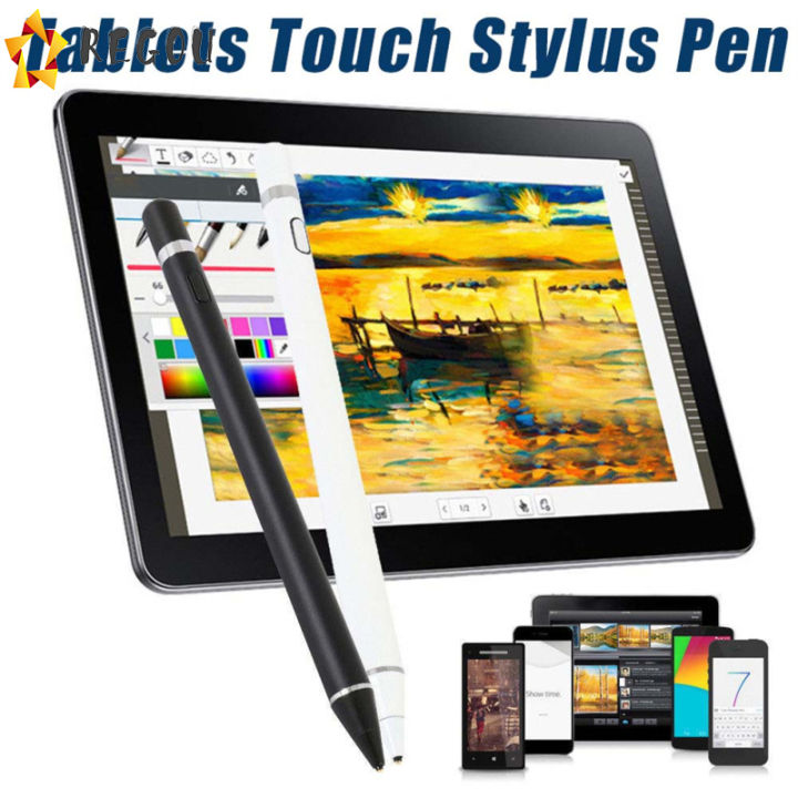 ปากกาทัชสกรีน-stlus-capacitive-smart-stylus-pencil-เข้ากันได้กับ-ios-android-ipad-mobile-phone