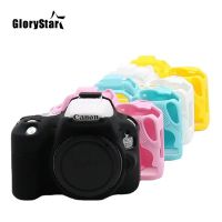 200D เคสนิ่มซิลิโคนยางซองสำหรับแคนน่อนกล้อง DSLR X9จูบ SL2กบฏ EOS 200D เพื่อปกป้องผิว