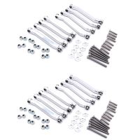 Metal Chassis Pull Rods Drag Link Suspension for MN D90 D91 D96 D99 D99S MN90 MN99S 1/12 RC Car Upgrade Parts