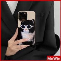 Mowin - เข้ากันได้สำหรับ เคสไอโฟน เคสไอโฟน11 เคส iphone 11 สำหรับ iPhone 14 Pro max เคส iPhone ฟากี เกรย์ เคสนิ่มสีเทา TPU เคสขนมกันกระแทกรูใหญ่กล้องหล่อแมวเข้ากันได้สำหรับ iPhone 13 Pro max 12 Pro Max 11 xr xs 7Plus 7 8