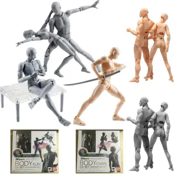 S.H.Figuarts He She Body Kun DX Set Gray Color Ver Body-Chan Action PVC  Figure