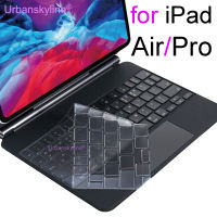 ฝาครอบแป้นพิมพ์สำหรับ iPad Pro 12.9 Pro 11 Magic Keyboard 10.5 Air 5 4 3 7 8 9 Smart Case Folio ซิลิโคนป้องกันผิวฟิล์ม TPU EU