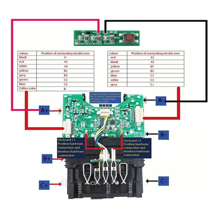 dcb609-plastic-housing-pcb-housing-for-lithium-ion-batteries-battery-plastic-housing-circuit-board-repair-kit-parts