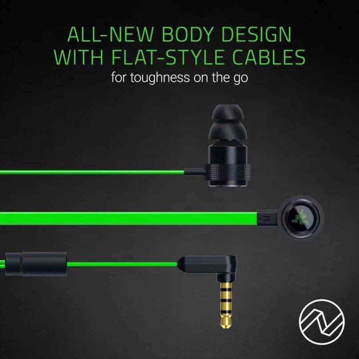 razer-hammerhead-pro-v2-earphone-3-5mm-wired-in-ear-gaming-headset-for-pc-ps4-switch-ios-andriod-หูฟังเกมมิ่ง