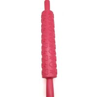 Pastic Non-Stick Fondant Rolling Pin Tool Portable Embossed Rolling Pin Heart Pattern Fondant Pastry Cake Decorating Tool Bread  Cake Cookie Accessori