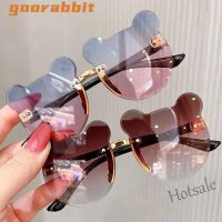 【hot sale】▤☎✘ D03 Cute Kids Sunglasses for Toddler Girls bear Glasses Beach Holiday UV400 Protection