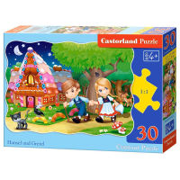 Castorland ปริศนาสำหรับเด็กนำเข้า 30 ชิ้น Candy House 03532