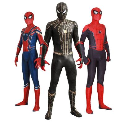 Spider Man No Way Home Suit Superhero Cosplay Costume Men Kids Halloween Festivals Party JumpSuit