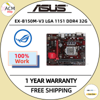 ใช้สำหรับเดสก์ท็อป EX-B150M-V3 Asus เมนบอร์ด B150 LGA 1151 DDR4สำหรับแกน I7 I5 I3 32กรัม USB3.0 Micro ATX ของแท้เมนบอร์ดมือสอง