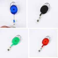 Plastic Retractable Badge Reels Keychain Lanyard for Pass Card Holder for Staff Exhibition office Supplies
