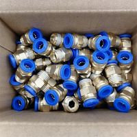 100pcs/pack Pneumatic fittings 6mm 8mm push in quick connector pipe fittings PC6-01 PC6-02 PC8-01 PC8-02 PC4-01 PC10-02 PC10-03 Hand Tool Parts Access