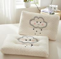 Kids Pillow Natural Latex Baby Bed Pillows For Sleeping Cartoon Printing Children Pillows For 0-12 Years Old