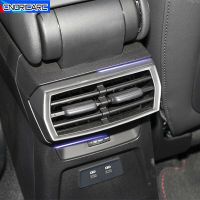 Hot Selling Stainless Steel Interior Rear Air Conditioning Vent Frame Decoration Sticker Trim For Audi A3 2021 Car Styling