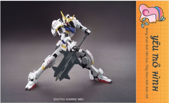 Gundam hg barbatos daban tặng kèm base trưng bày - ảnh sản phẩm 1