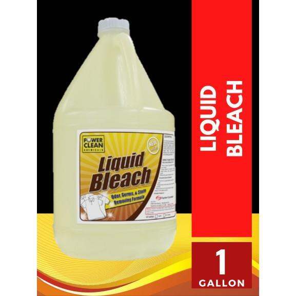 POWER Liquid Bleach 1 GALLON Chlorine Chlorox Laundry Whitening All Purpose Cleaner Disinfectant