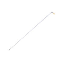 1Pc 37cm 5 Section escopic Stainless Steel AM FM Radio Universal Antenna Hot