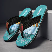 แบรนด์แฟชั่นผู้ชาย Flip Flops Summer Beach Flip Flops ผู้ชายกลางแจ้งคลาสสิกขายร้อน Breathable Casual Men รองเท้าแตะชายหาด Summer