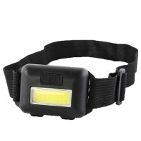 Multifunctional Headlight Mini Headlight COB Plastic Dry Battery Headlight LED Portable Outdoor Camping Fishing Lamp