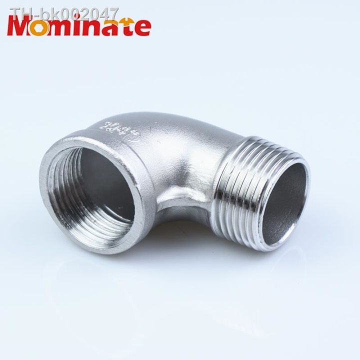 1-8-1-4-3-8-1-2-3-4-1-2-female-x-male-thread-street-elbow-90-degree-angled-ss-304-stainless-steel-pipe-fitting-connectors