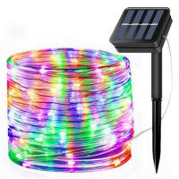 LED solar hose string lights around the tree lights with outdoor waterproof courtyard decoration holiday party atmosphere lights