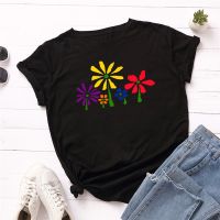 Tshirts Flower Print Tshirt T Shirt Tshirt Shirts Gildan