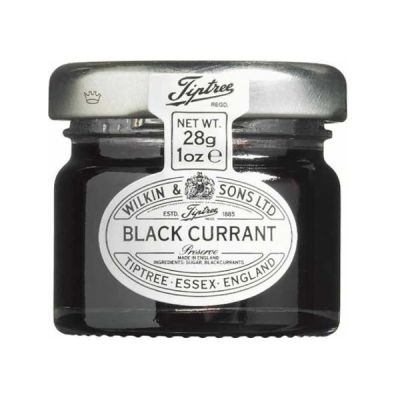 Premium import🔸( x 3) TIPTREE mini Jam 28 g. ทริพทรีแยมพรีเมี่ยม จากประเทศอังกฤษ  ขนาด 28g. แบลคเคอร์เรนท์ TT15