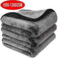 Car Wash Microfiber Towel 1200GSM Car Cleaning Detailing Drying Cloth Towel Thick Car Wash Mitt Rag for Kitchen Car Care Cloth