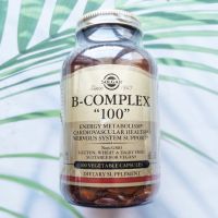 วิตามินบีรวม B-Complex 100 - 100 Vegetable Capsules (Solgar®) วิตามินบีคอมเพล็กซ์