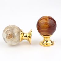 Drawer Knobs Round Knobs and Handles for Furniture Cabinet Knobs Amber Door Pulls Handle for Kitchen Bathroom Wardrobe Cupboards