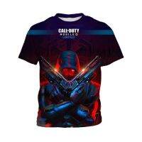 T SHIRT   【In Stocks】Call of Duty T-Shirt For Kids Print Short SleeveSummer Breathable Comfortable Boys Comfortable Shirt