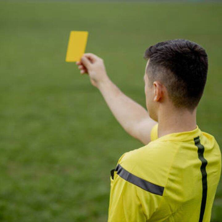 Football Red And Yellow Cards Record Soccer Games Referee Tool For