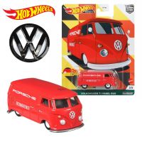 โมเดลรถเหล็ก Hot wheels Volkswagen T1 Panel Bus ล้อยาง ลิขสิทธิ์แท้ ชุด Deutschland Desiga แพ็คพรีเมียร์ โมเดลรถตู้โฟล์ค