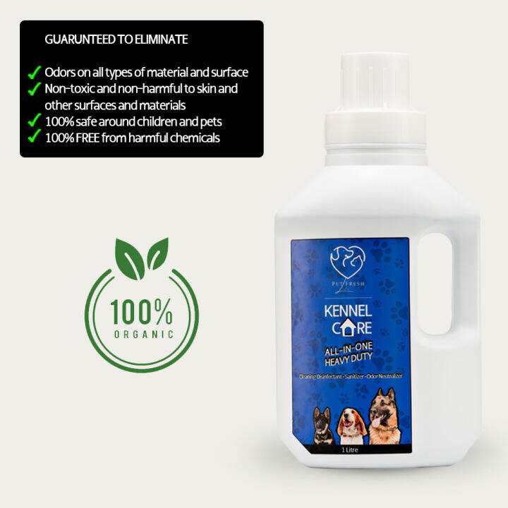 1000ml Organic Kennel Care Enzyme Pet Odor Cleaner ALLINONE Heavy