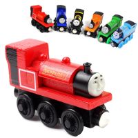 G 1Pc Thomas Trains Toy Magnetic Wooden Thomas Train Car Wooden Magnetic Anime Locomotives Toy For Children Kids Gift Party Favors