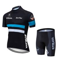 Man Cycling Clothing Short Sleeve Jersey Set Bicycle Team Uniform  Summer Bike Training Suit Breathable Tight Wear