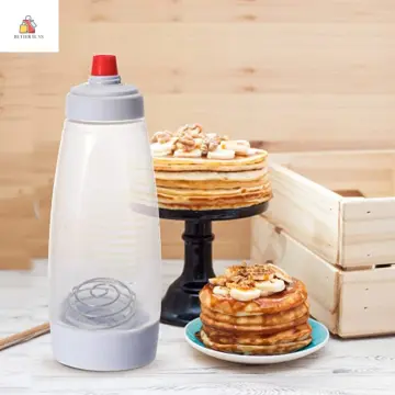 1000ML Pancake Batter Dispenser Hand Batter Mixer Bottle Crepe Batter  Machine Waffle Batter Shaker Bottle Kitchen Tools - AliExpress