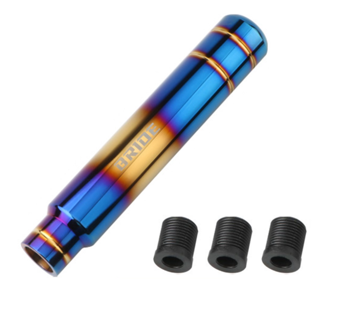 Universal Bride Aluminum Burnt Blue Gear Shift Knob Shifter Lever Head