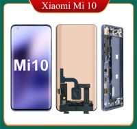 100% 6.67 "Amoled สำหรับจอแสดงผล Xiaomi Mi 10หน้าจอ LCD + Digitizer หน้าจอสัมผัสสำหรับ Xiaomi Mi 10 Pro