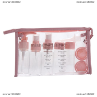 mishun318862 11pcs เครื่องสำอางเดินทางแบบพกพา Sub-บรรจุขวดบรรจุกระป๋องสเปรย์ PET