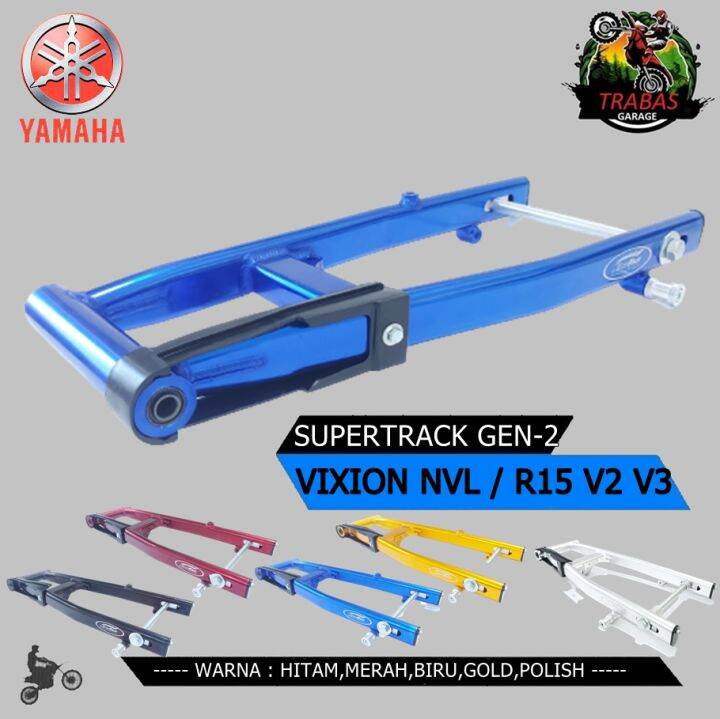 SWINGARM VIXION NVL NVA R15 V3 V2 DOUBLE DISK SWING ARM SUPERTRACK GEN
