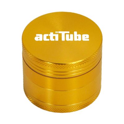 [Free ship] acti new zinc alloy smoke grinder four-layer grin