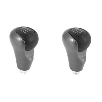 2 PCS 6 Speed MT Car Gear Shift Knob Stick Ball Head Change Lever Knob for Honda Civic DX EX LX 2006-2011 54102-SNA-A01